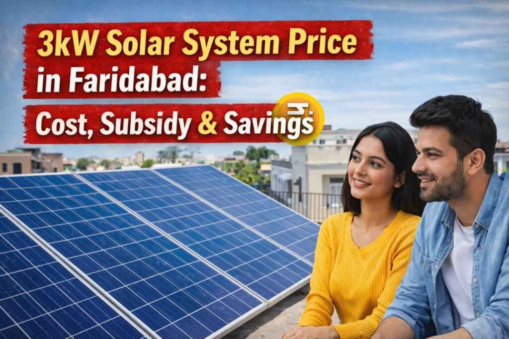 3kw solar system price Faridabad