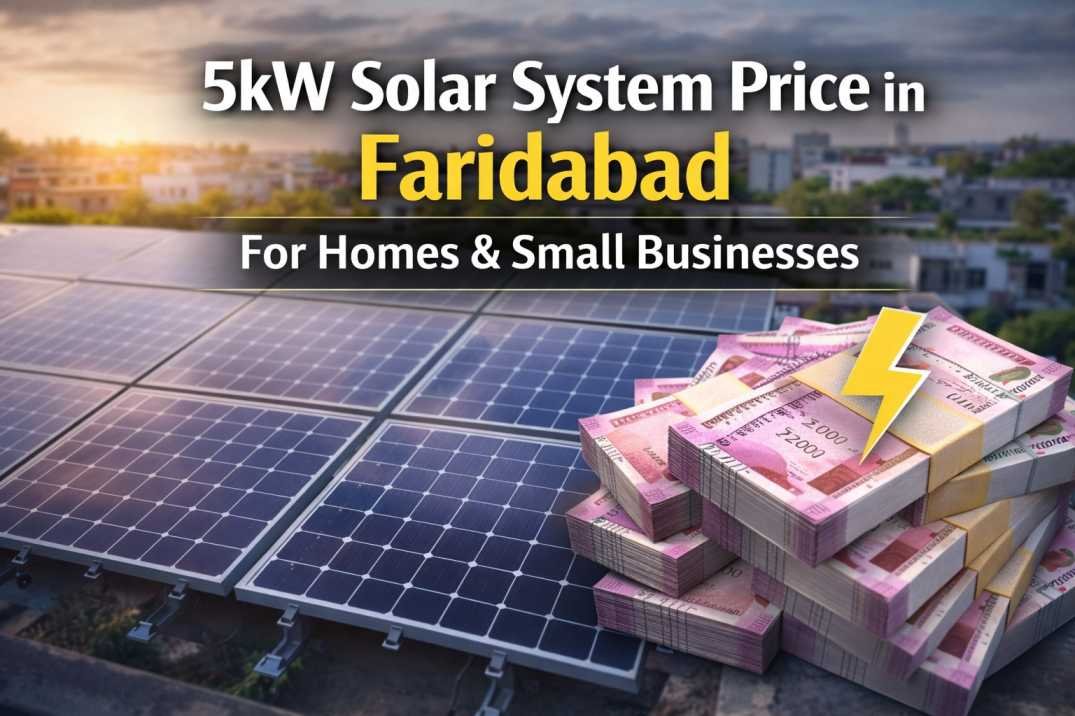 5kw solar system price Faridabad