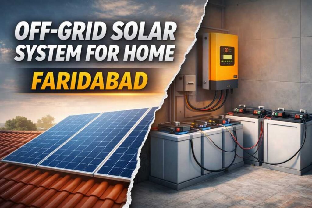 off grid solar system for home in Faridabad