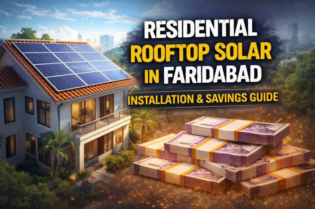 Residential rooftop solar Faridabad
