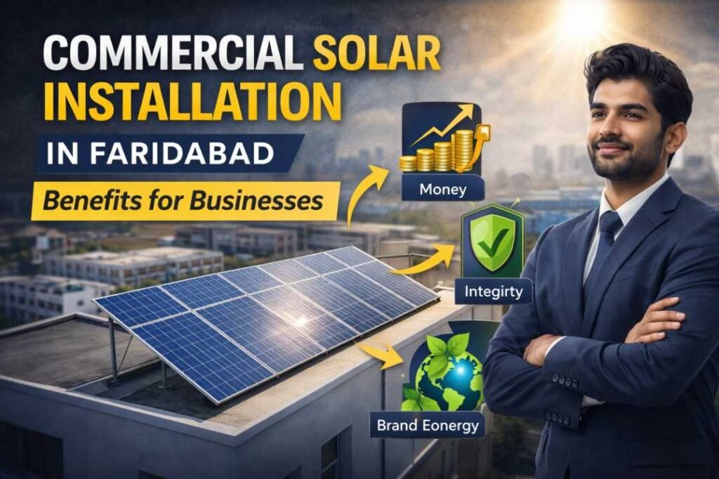 commercial solar installation Faridabad