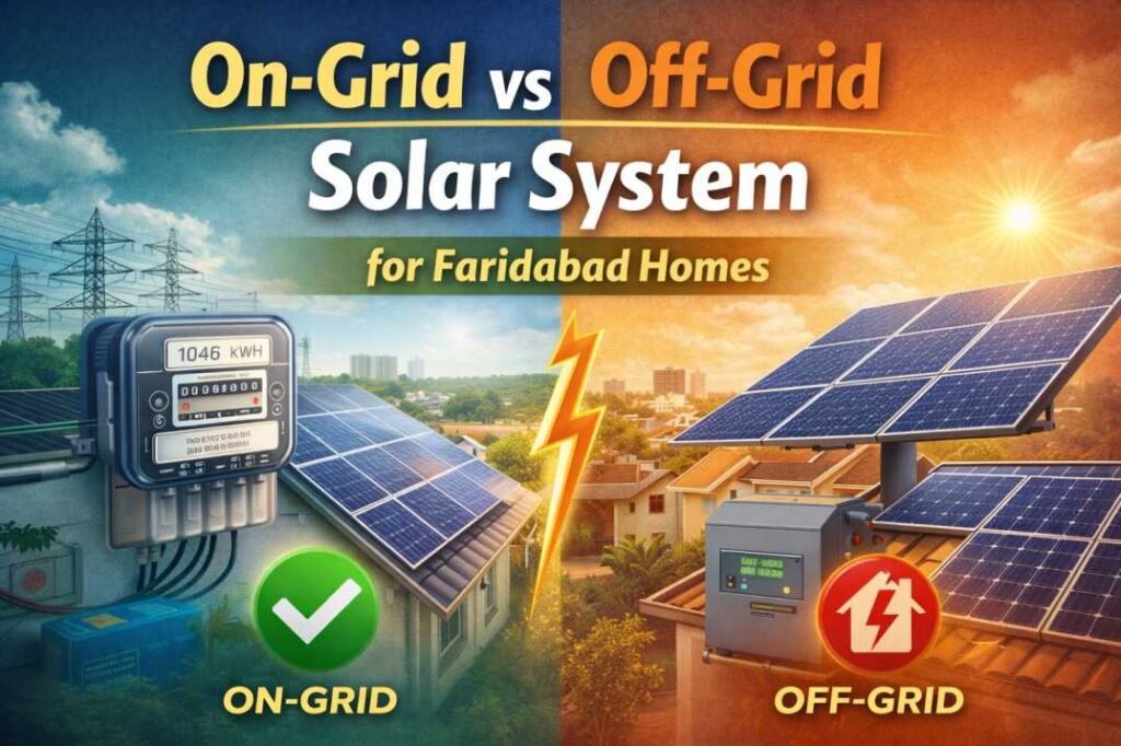 on-grid solar system for home