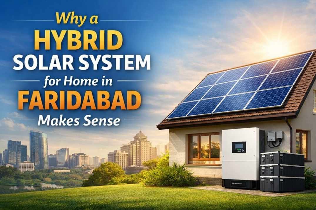 hybrid solar system for home in Faridabad
