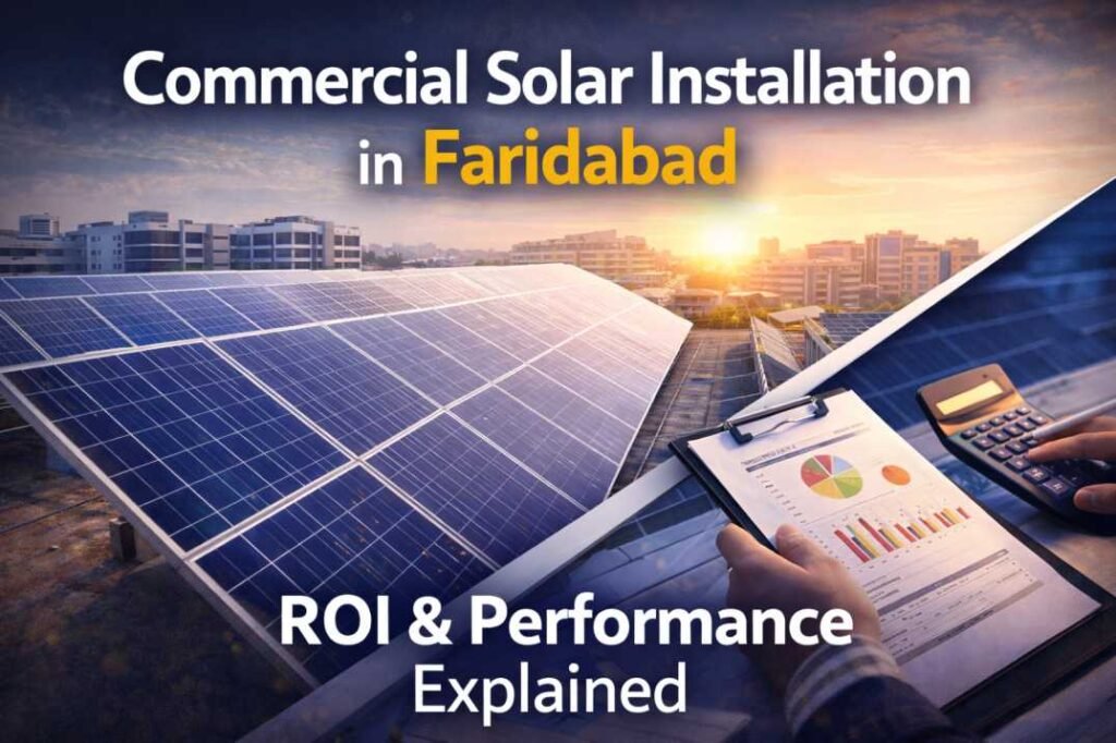 commercial solar installation Faridabad