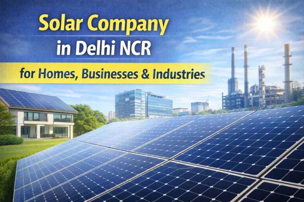 solar company in Delhi NCR