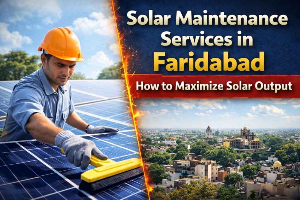 solar maintenance services in Faridabad