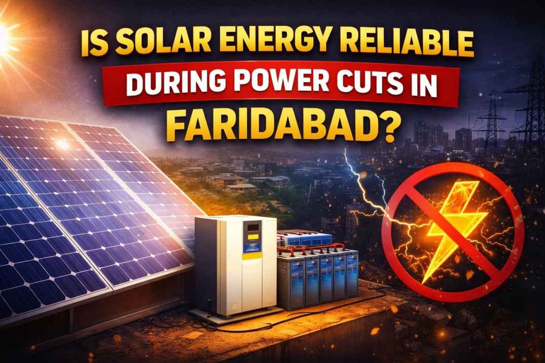 Is Solar Energy Reliable During Power Cuts in Faridabad?