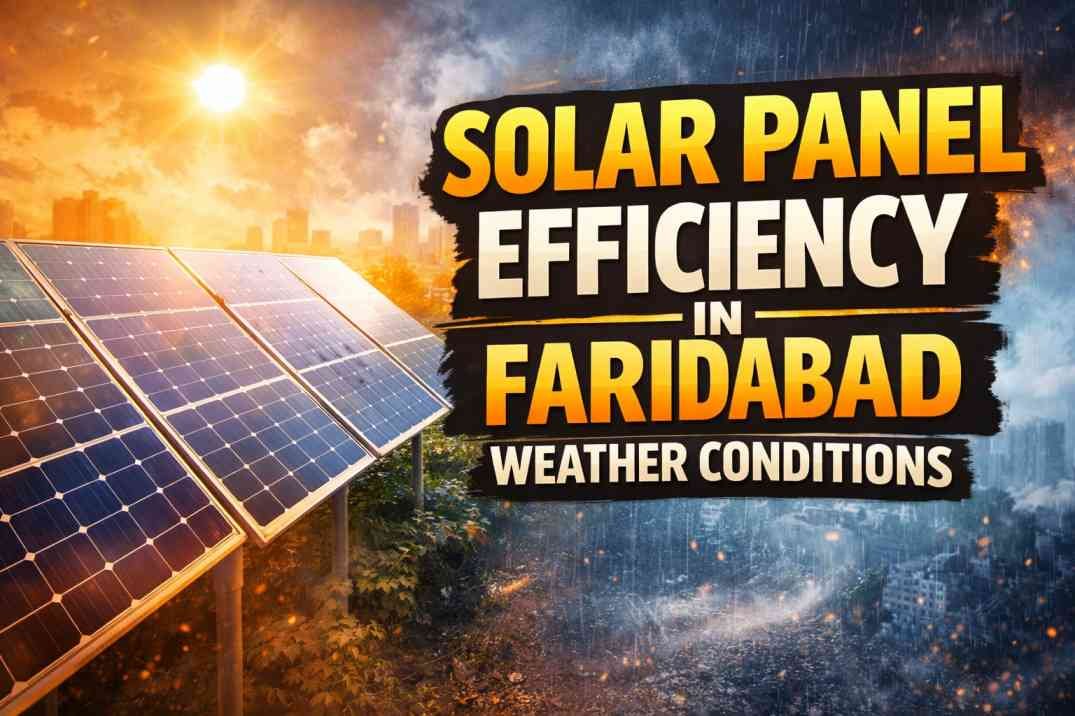 Solar Panel Efficiency in Faridabad Weather Conditions