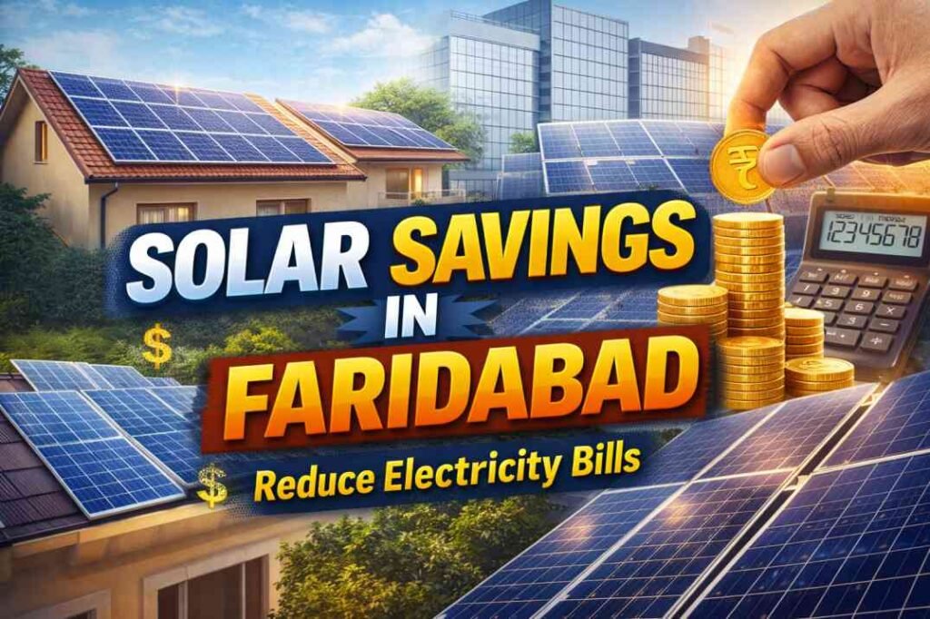 solar savings in Faridabad