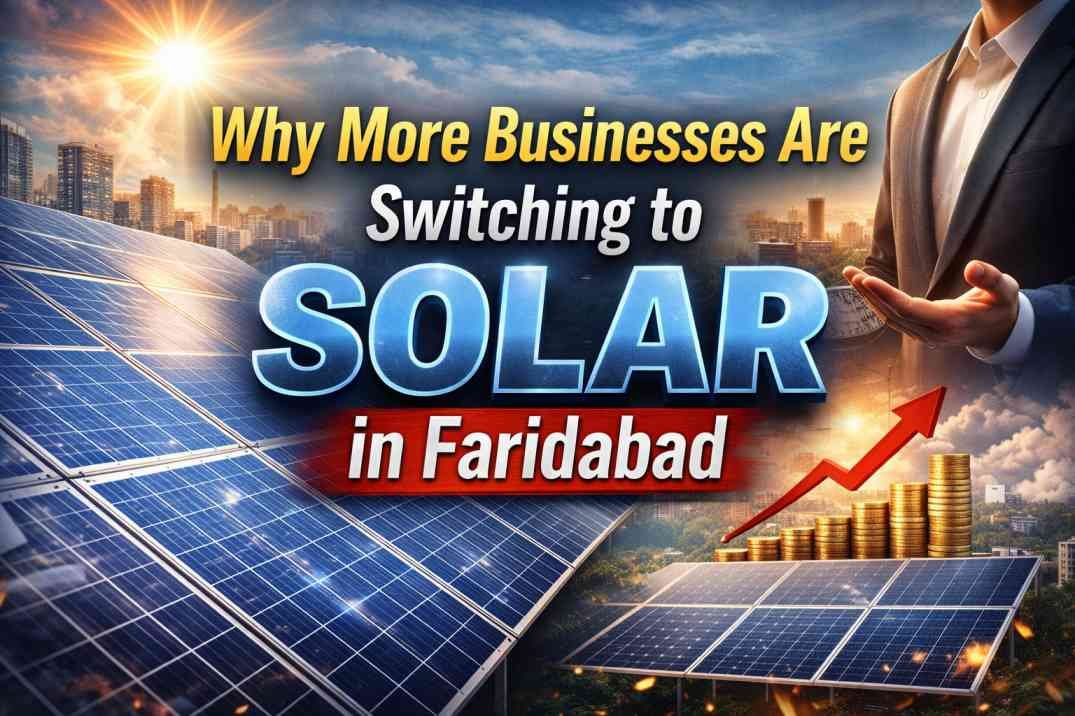 Why More Businesses Are Switching to Solar in Faridabad